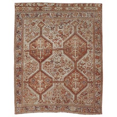 Tribal frühen 20. Jahrhundert handgefertigten persischen Shiraz Akzent Teppich