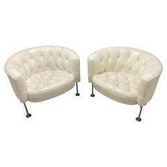 nice set of rh310 lounge chairs by robert haussmann