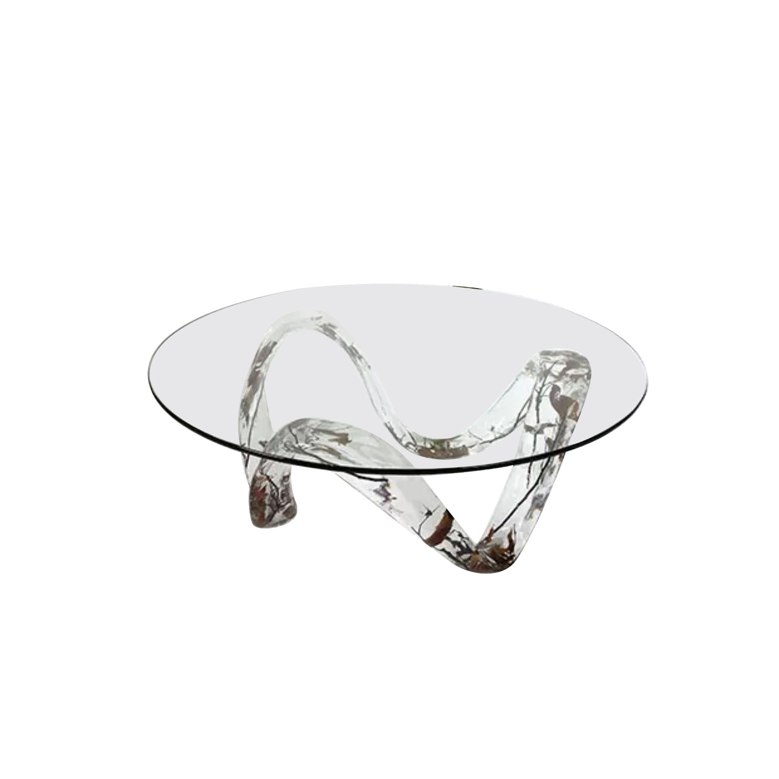 Table basse ronde de luxe par Dainte