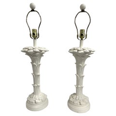 Serge Roche Style Plaster Lamps