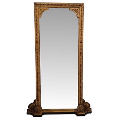 A Fabulous 19th Century Giltwood Pier or Dressing Mirror