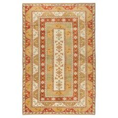 8x11.8 Ft One-of-a-Kind Vintage Turkish Milas Rug, Exceptional Handmade Carpet (Tapis fait à la main)