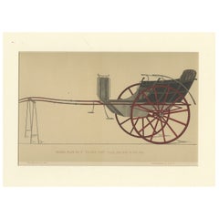 Antique Print of a Village Cart