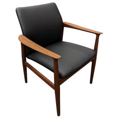 Vintage Danish Mid Century Grethe Jalk for Glostrup Teak Chair - 082314