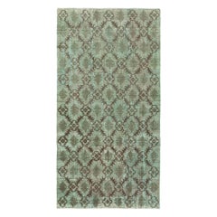 Tapis turc d'Anatolie vintage surteint