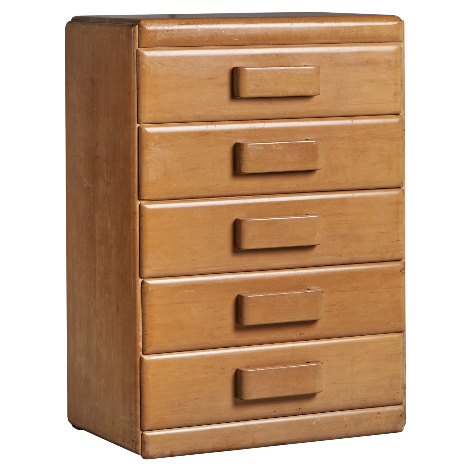 Russel Wright, Chest of Drawers, Mahogany, 1940s For Sale
