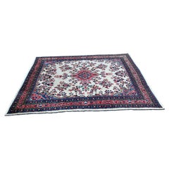 Vintage Hand-Knotted Persian Room Size Wool Rug