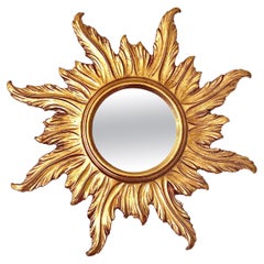 Vintage Giltwood Sunburst Mirror