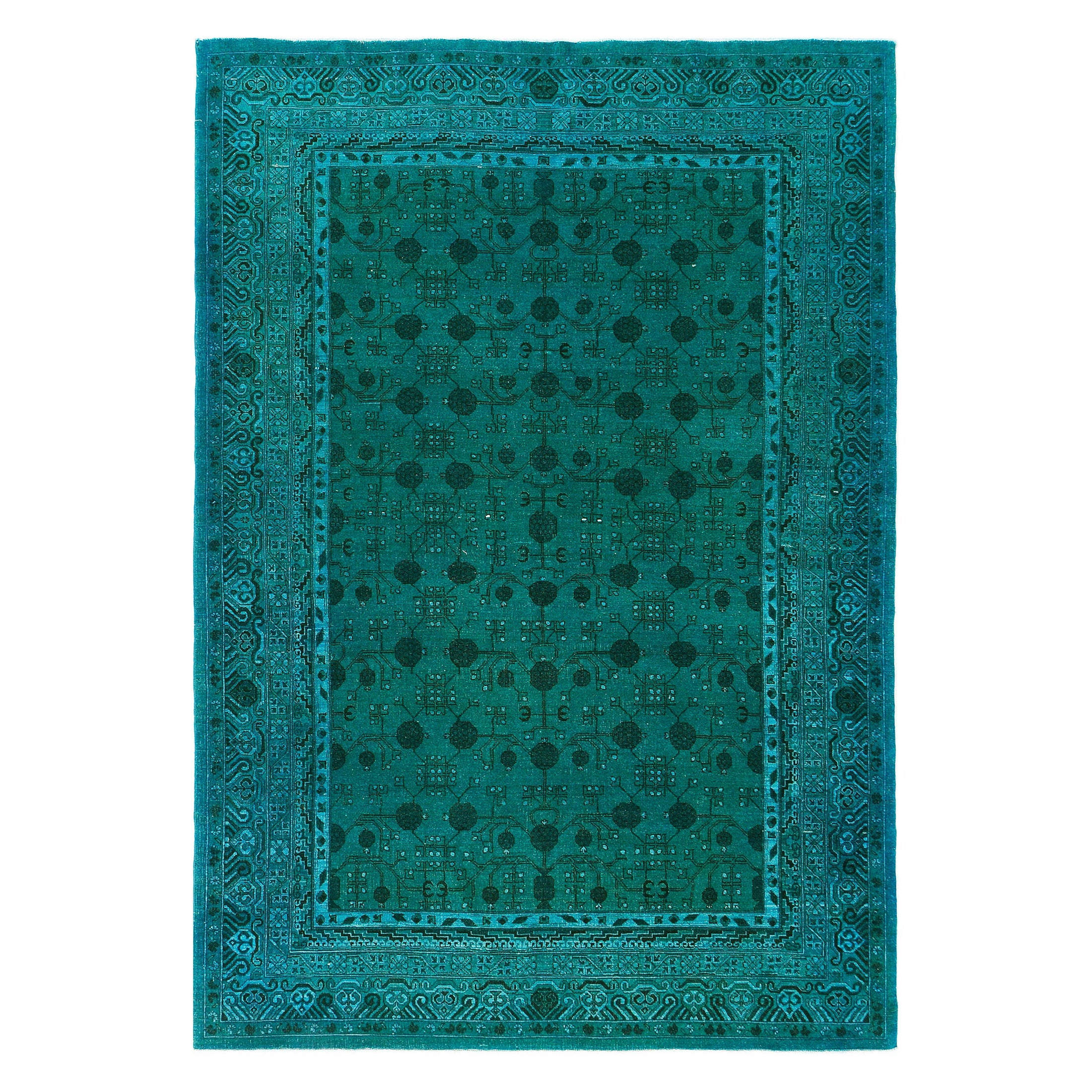 Mehraban Overdyed Rug Bliss Collection D5118 For Sale