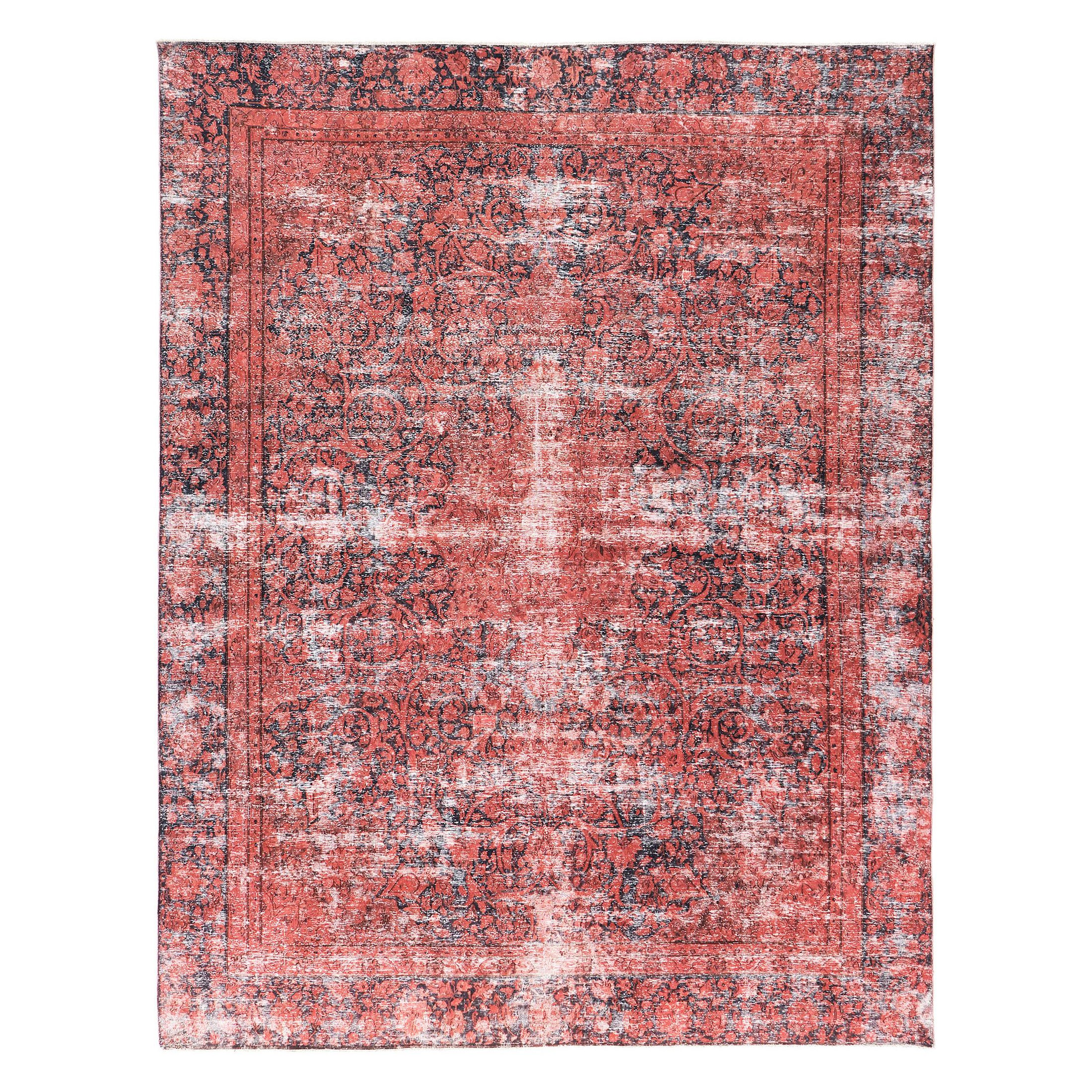 Overdyed Vintage Style Rug