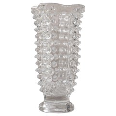 Ercole Barovier Rostrato Murano Glass Italian Vase for Barovier & Toso, 1940s