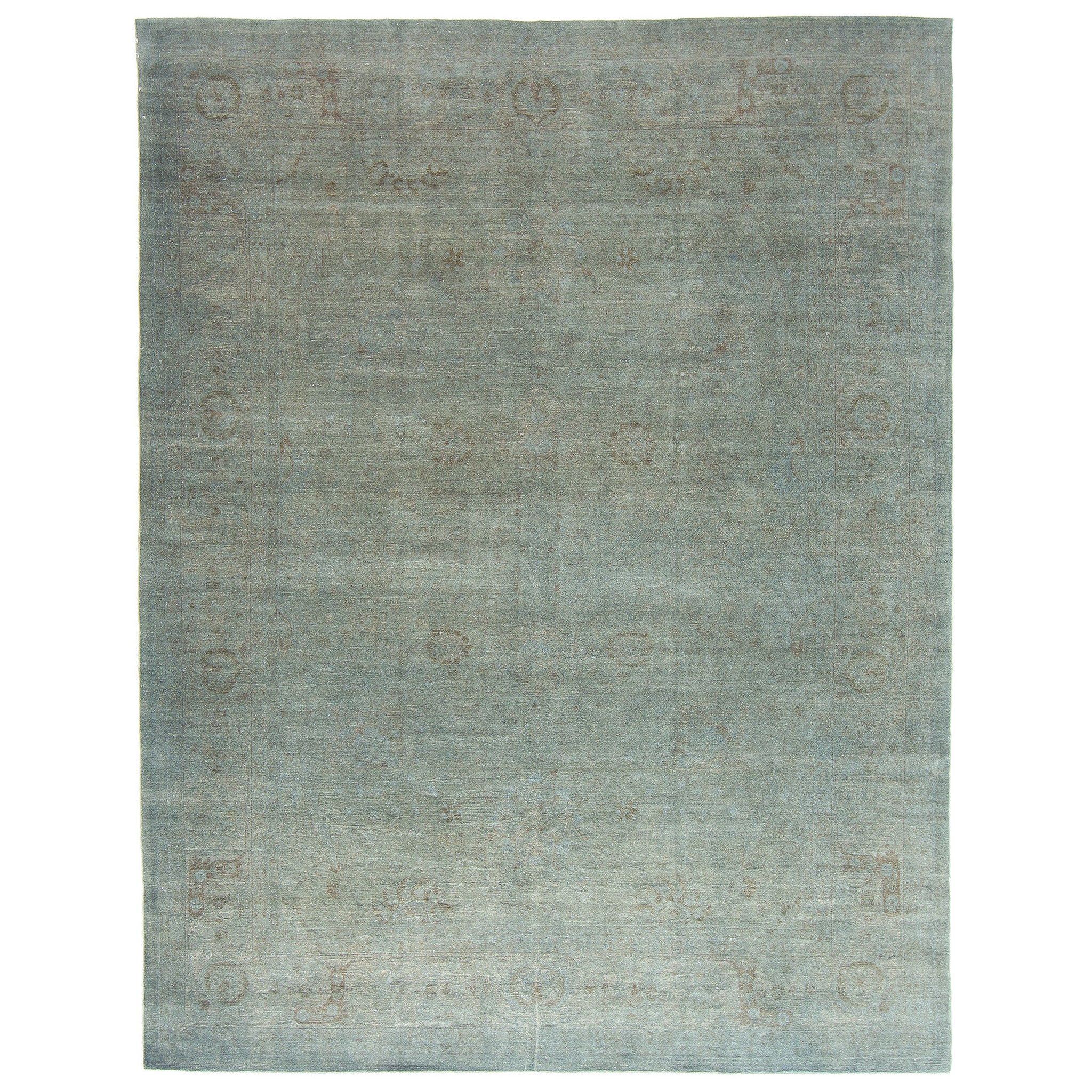 Mehraban Overdyed Sultanabad Design Rug For Sale