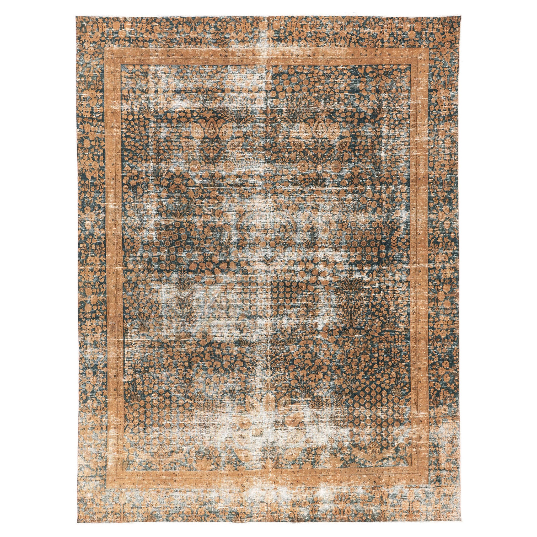 Overdyed Vintage Style Rug For Sale at 1stDibs