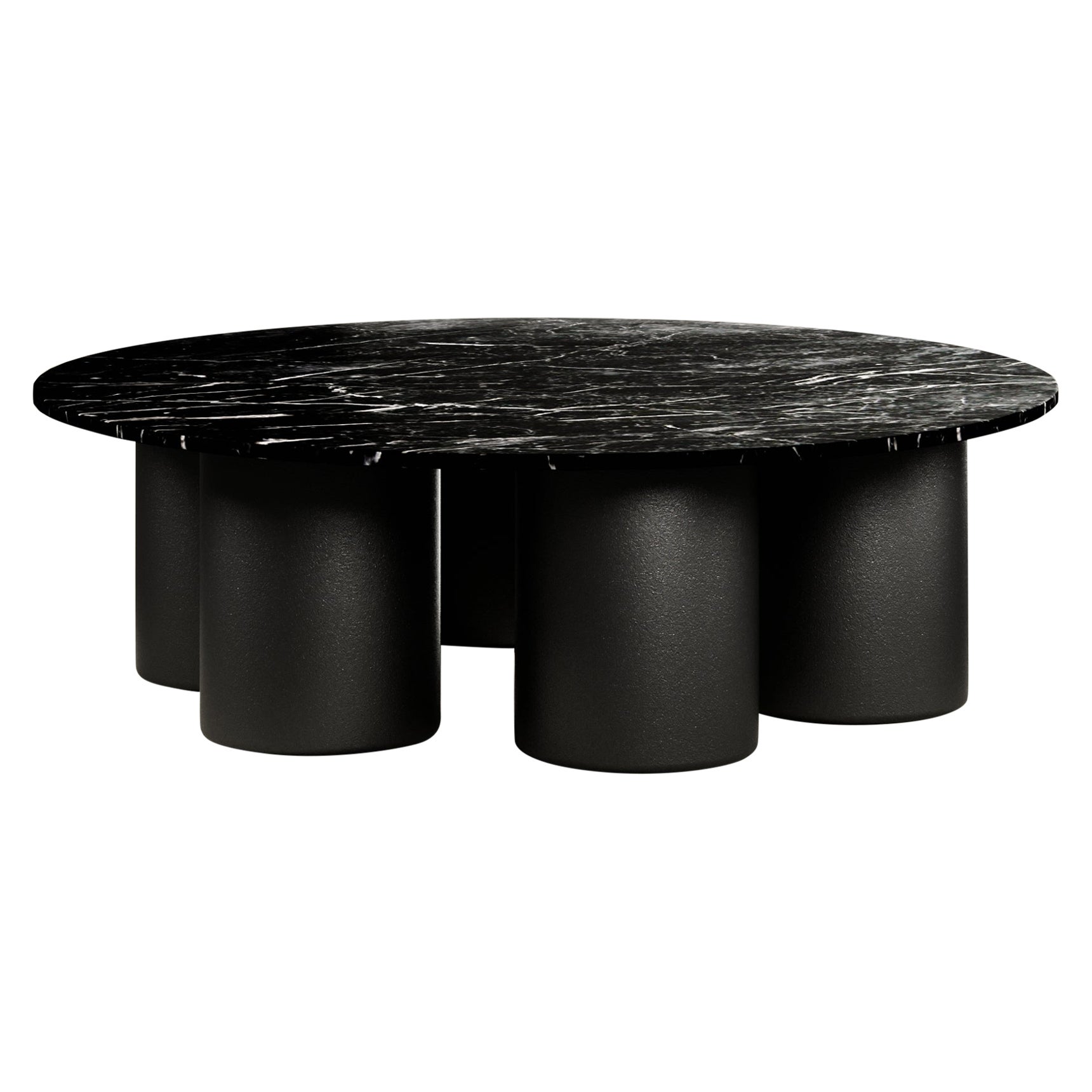 Mira Coffee Table - Black - Nero Marquina marble For Sale