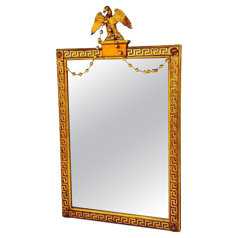 Federal Style Giltwood Borghese Wall Mirror