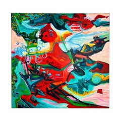 "Último baile" Técnica mixta sobre lienzo de Esther Ritz
