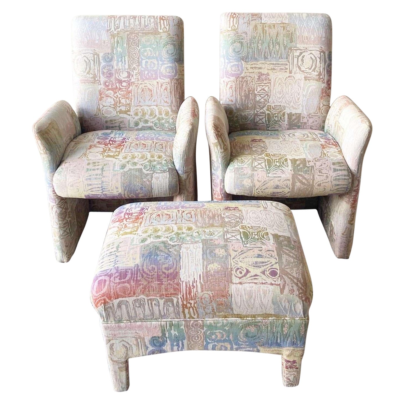 Multi store colored armchairs