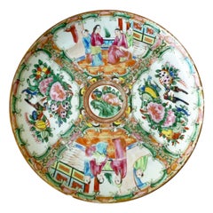 Vintage Hand Painted Chinese Large Plate
