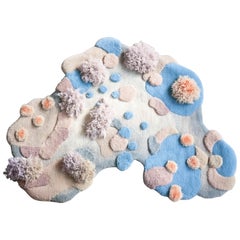 Contemporary, Wild Colourful Carpet, Winter pearls large von Alfie Furry Friends