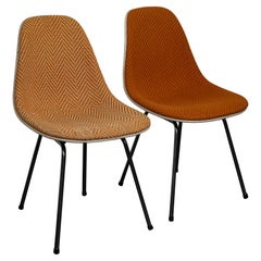 Vintage Paire de chaises Eames DSX par Herman Miller, 1960