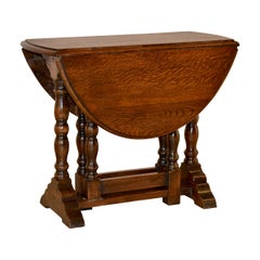 Late 19th Century English Drop Leaf Table