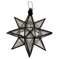 Used Mexican Moravian Star Pendant Fixture