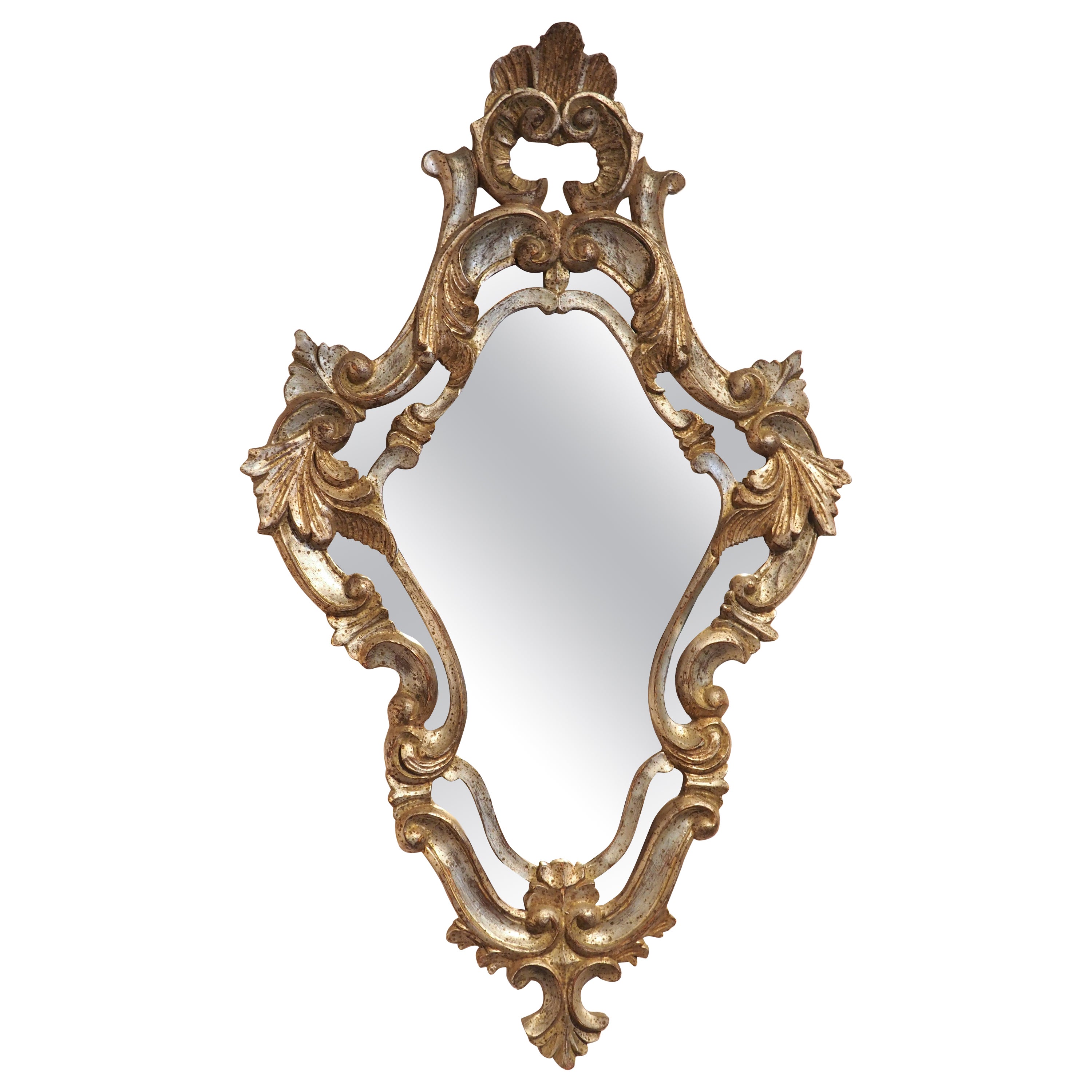 A Venetian Giltwood Mirror, Circa 1920 For Sale