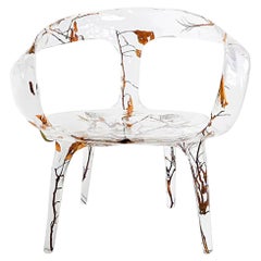 Fauteuil en cristal à branches par Dainte