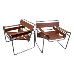 Pair of Vintage Wassily Chairs by Marcel Breuer for Stendig / Gavina