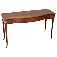 Antique Inlaid Console Table