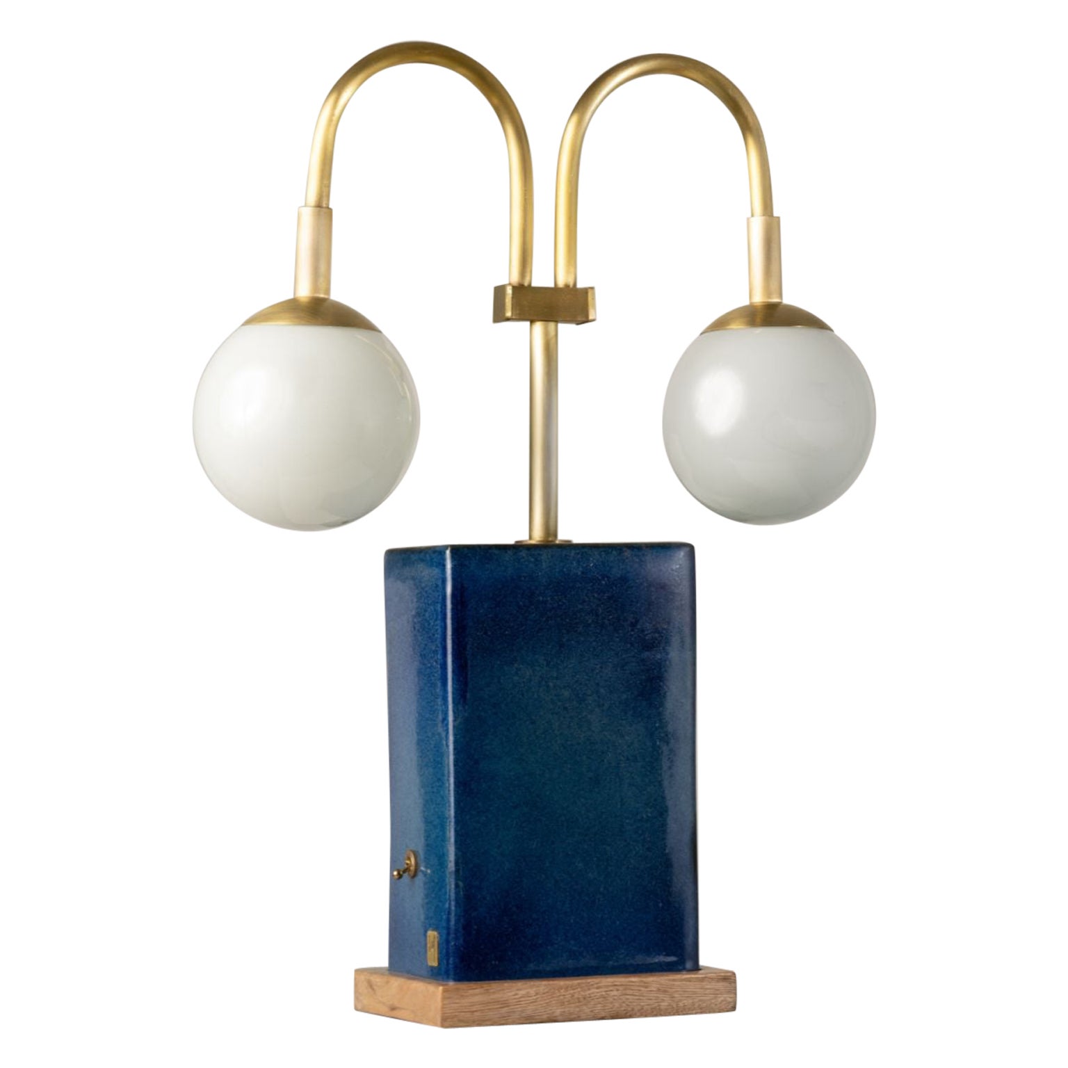 Blue Yeye Table Lamp by Isabel Moncada For Sale