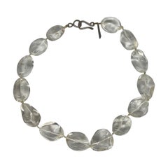 Bracelet en cristal de roche et argent de Rebecca Collins