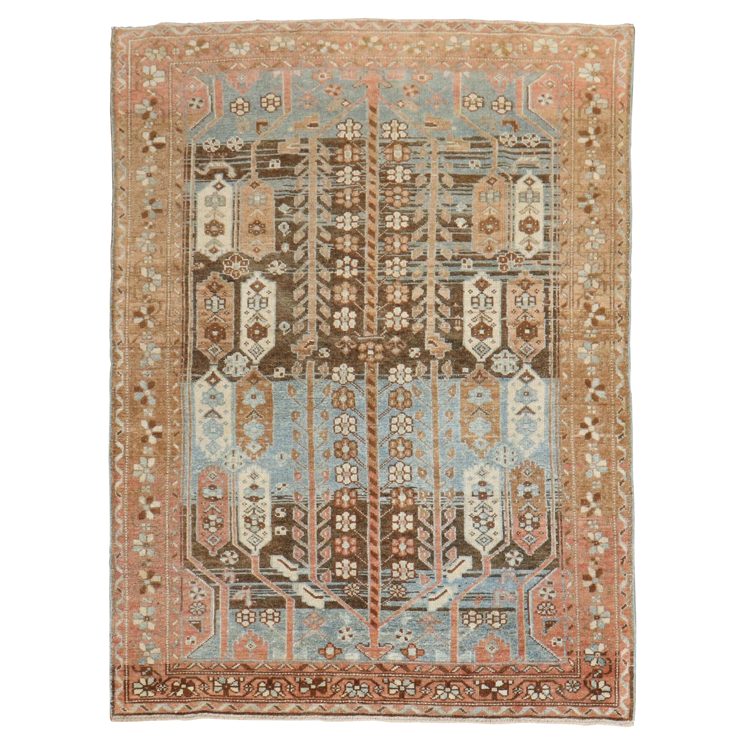 Zabihi Collection Accent Persian Malayer Rug