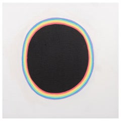 Vintage Capobianco Pop Art Rainbow Acrylic on Canvas