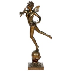 Gran escultura francesa de bronce según Michel Leonard Beguine (1855-1929)
