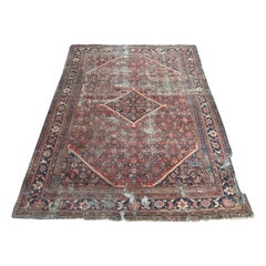 Bobyrug’s Pretty large antique Distressed mahal rug 