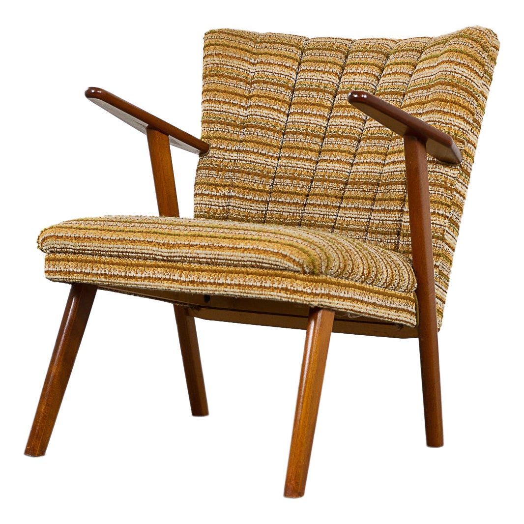 Mid-Century Modern Beech Lounge Chair For Sale