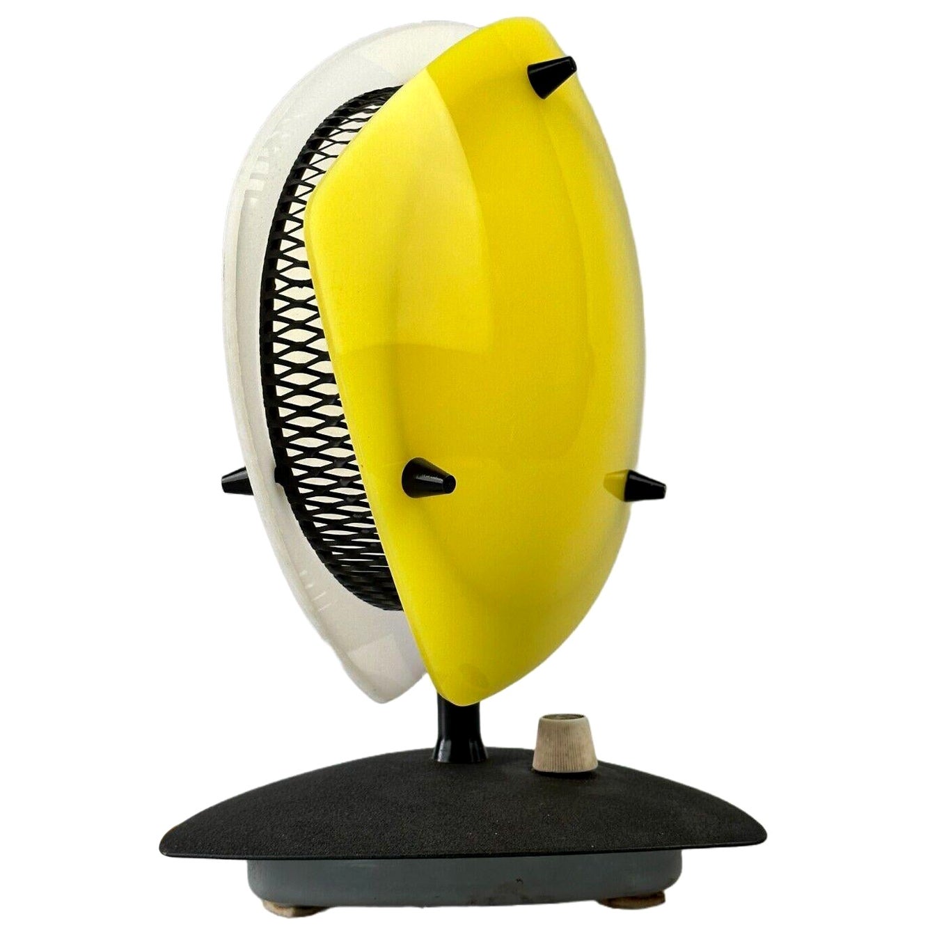 60s 70s table lamp plastic metal Sonnenkind Tele Ambiance France For Sale