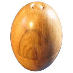 A Pair of Collapsable Travelling Treen Egg Cups  What fun, an “egg” 