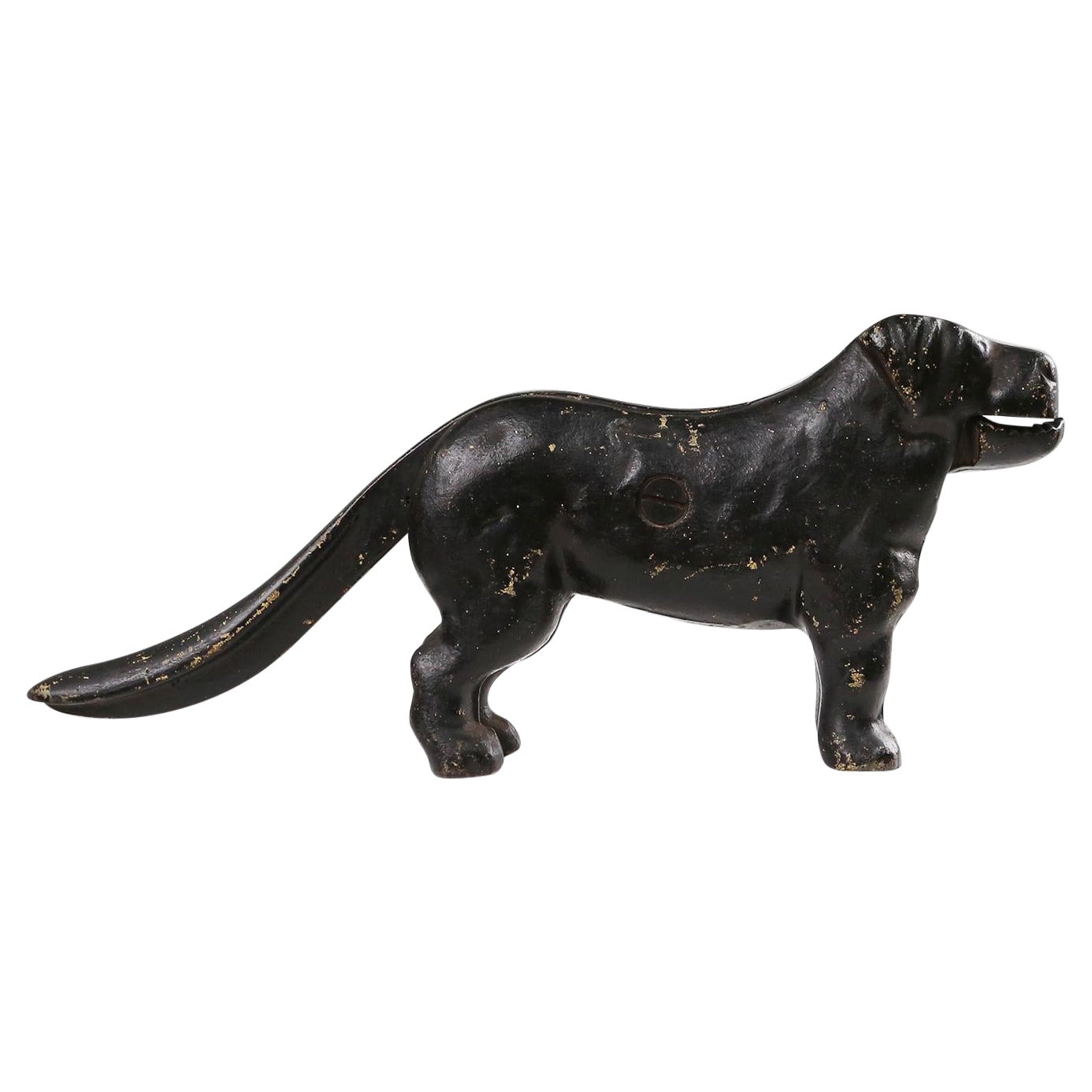 Anitque cast iron dog Nutcracker Ca.1900 For Sale