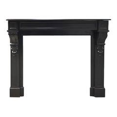 Black marble Modion fireplace mantel 19th Century