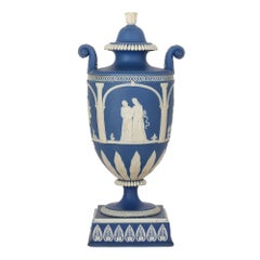 18th Century Jasperware Classical Greek-Style Vase by William Adams