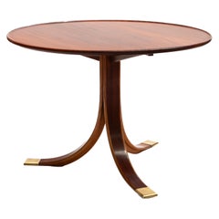 Frits Henningsen Round Pedestal Coffee Table