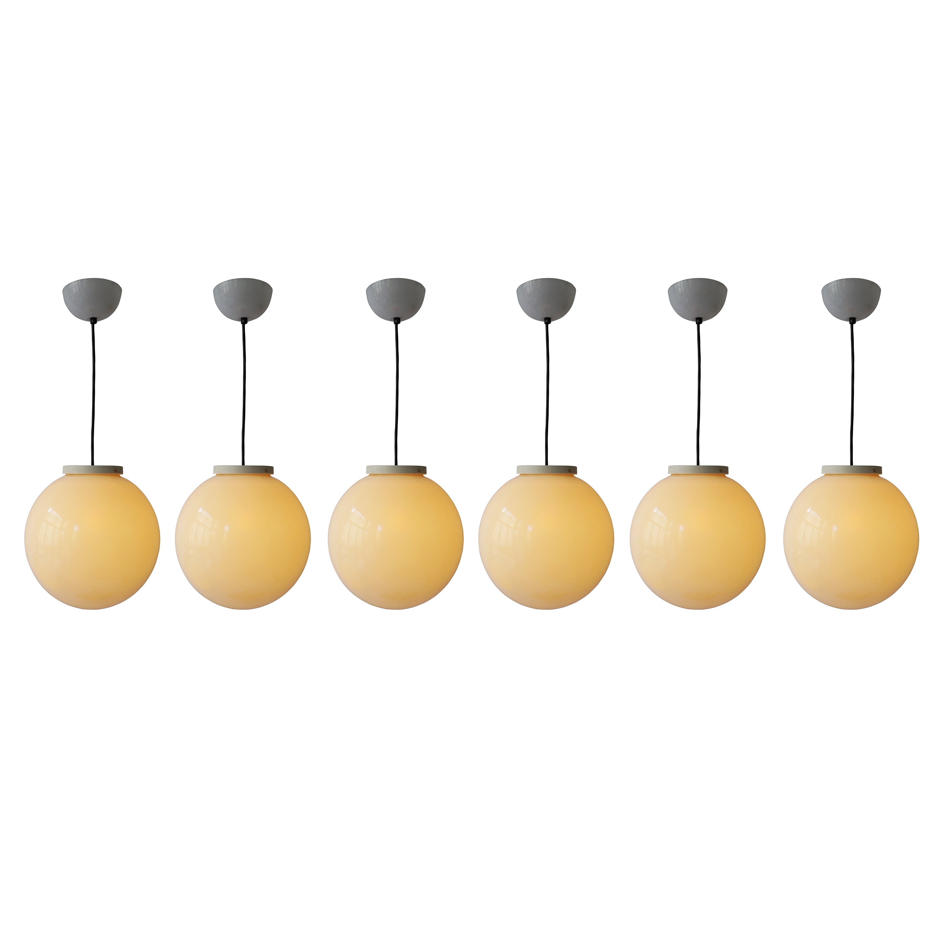 Set of Four Edwardian Pendant Lights For Sale at 1stDibs