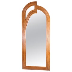 Used Large rattan mirror 