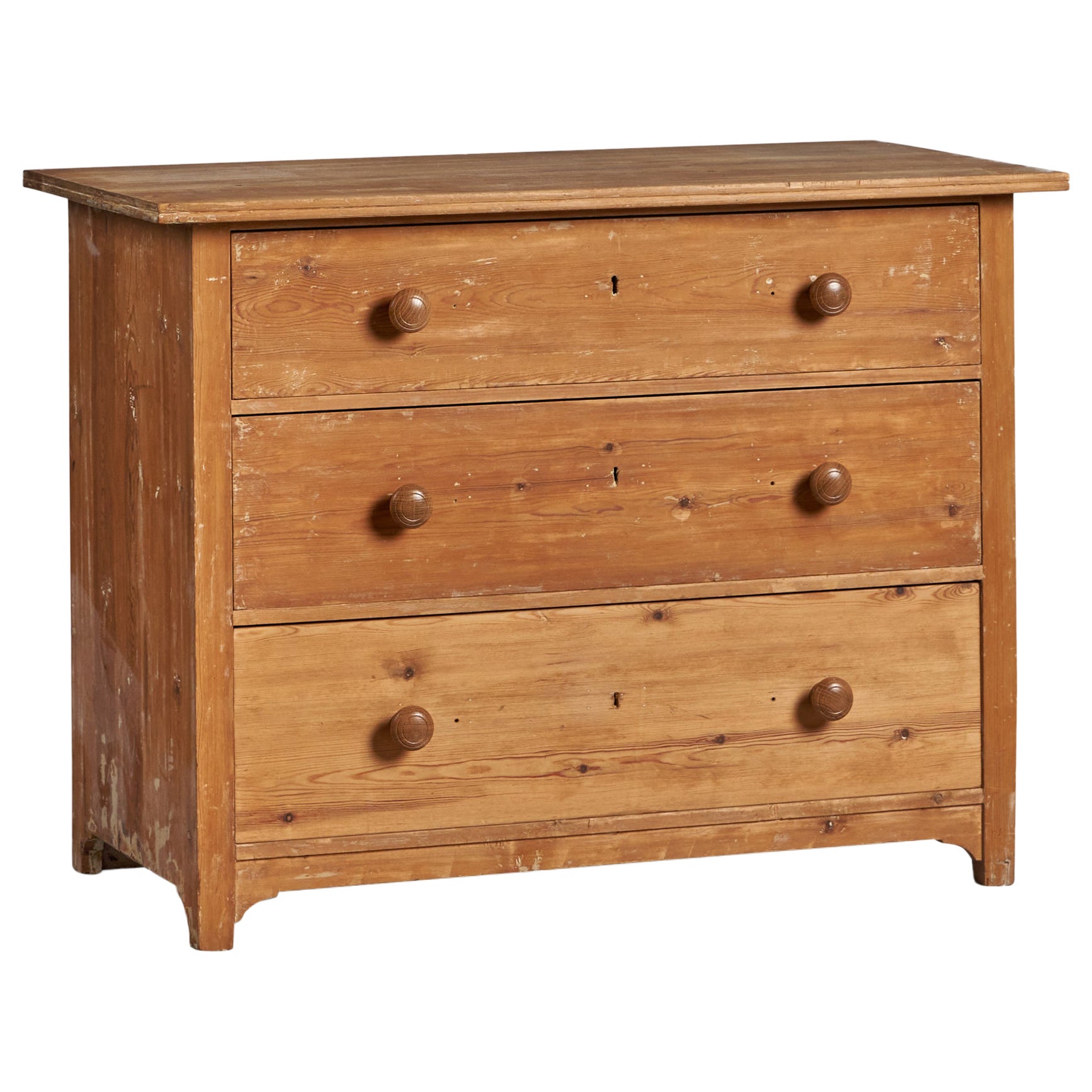 Swedish Designer, Chest of Drawers, Pine, Sweden, 1900s