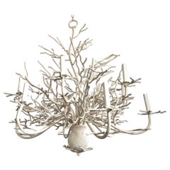Organic Form Seaward White Coral 37" 12 Arm Arm Chandelier large
