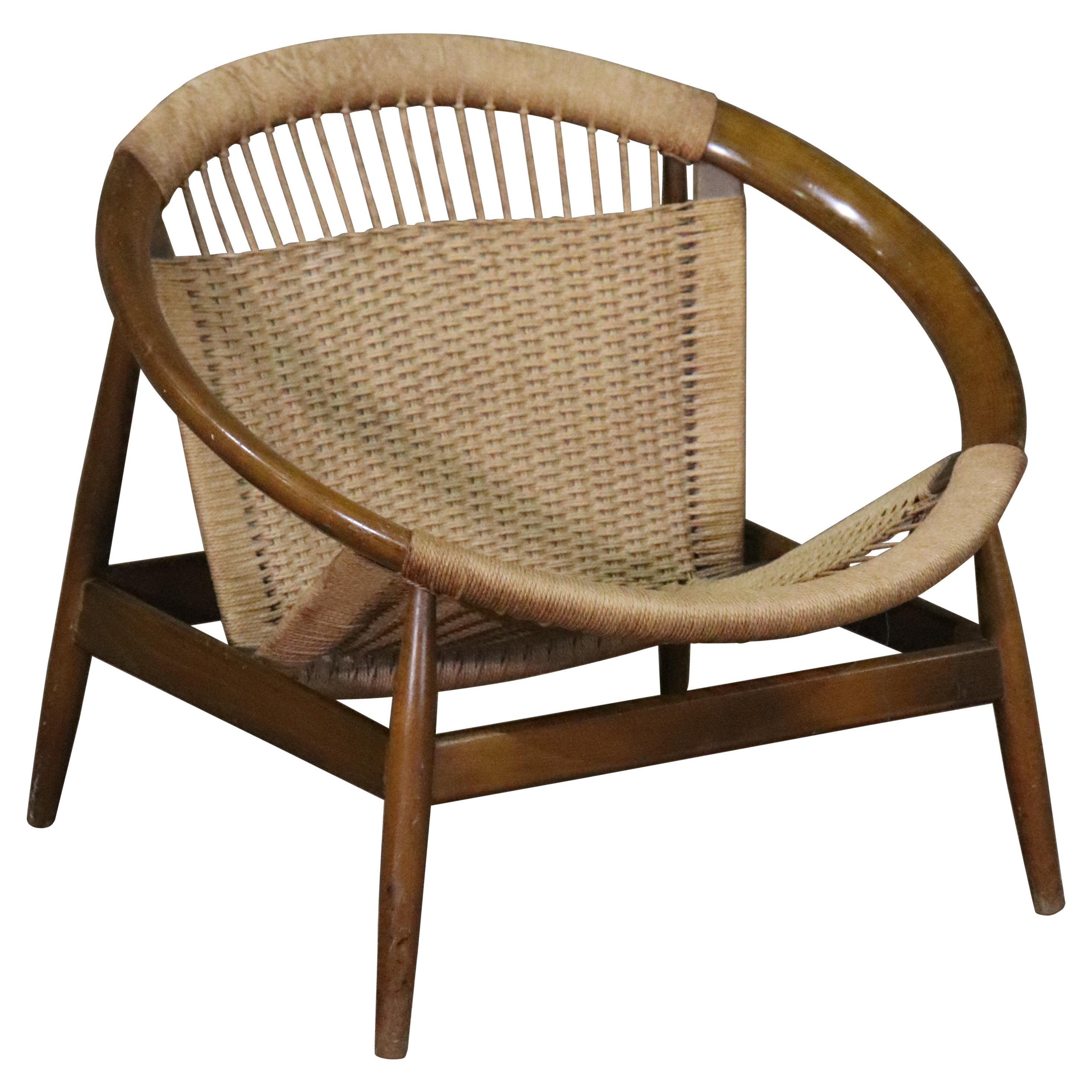 Illum Wikkelsø Ringstol "Hoop" Chair For Sale