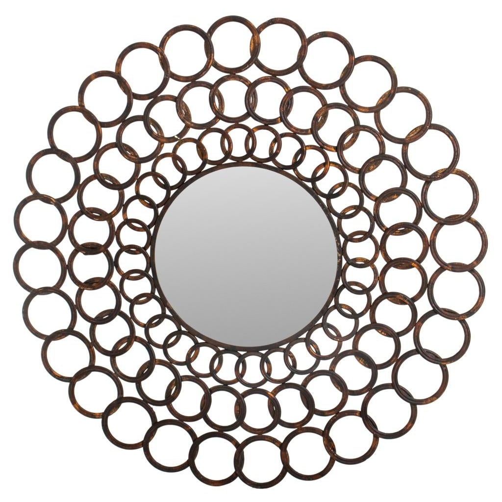 Cast Iron Ring Form Mirror