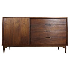 Mid Century Modern Walnut Dresser by Brown Saltman